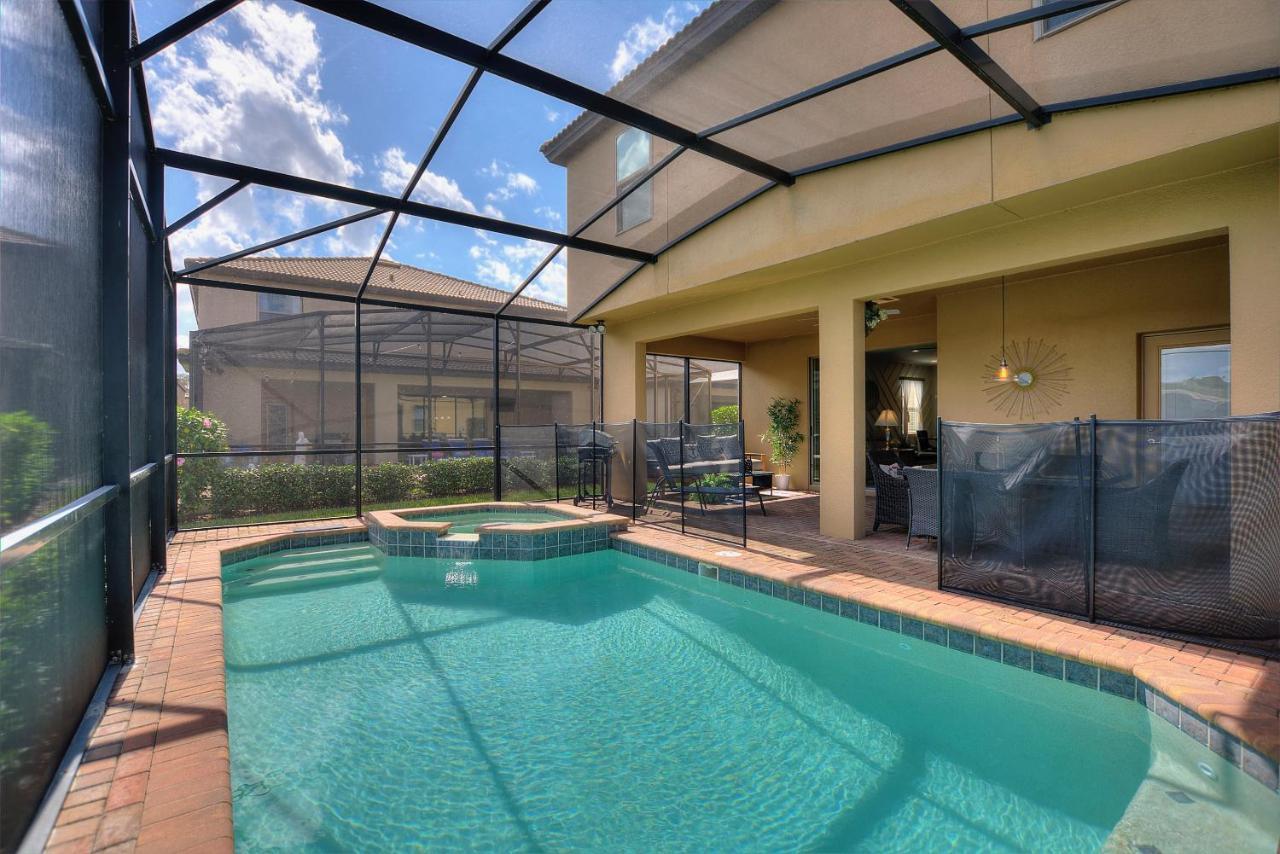 Stylish Cozy Family Getaway With Private Pool And Lake View Kissimmee Kültér fotó