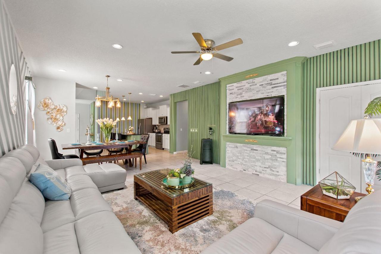 Stylish Cozy Family Getaway With Private Pool And Lake View Kissimmee Kültér fotó