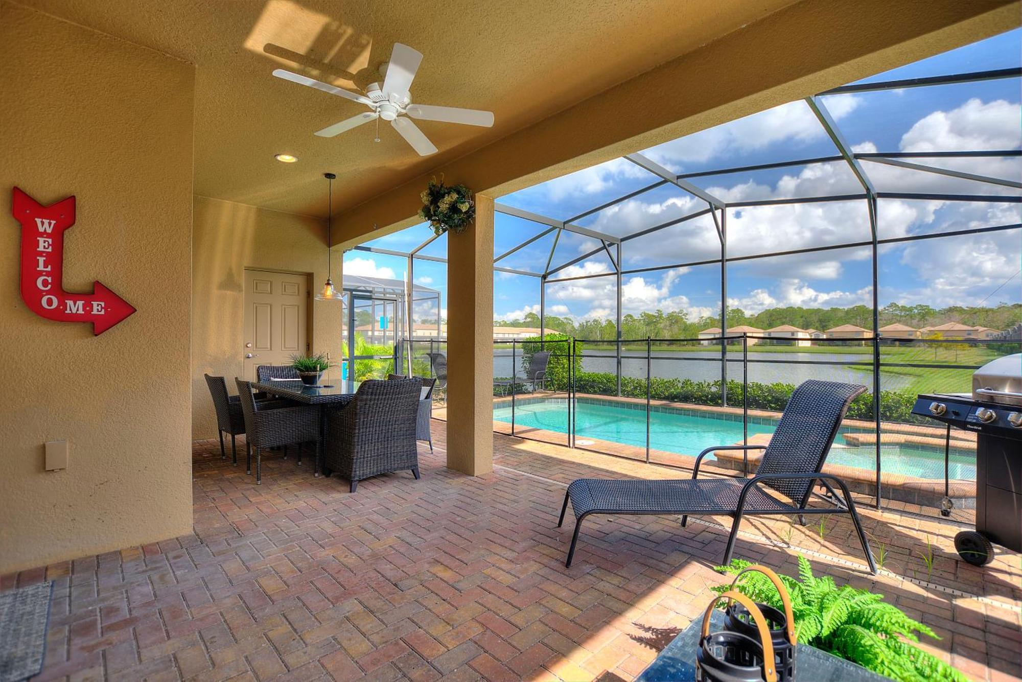 Stylish Cozy Family Getaway With Private Pool And Lake View Kissimmee Kültér fotó